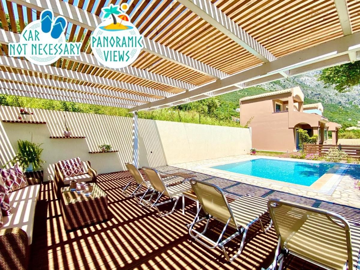 Villa Barbati Dream With Private Pool By Dadovillas Pyrgi  Exterior photo
